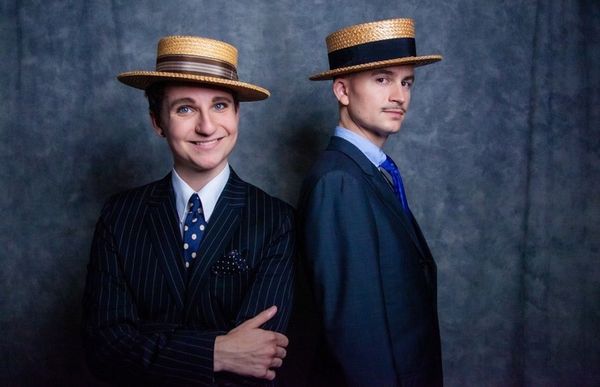 Bryce Edwards and Mike Davis. Photo credit: Stephen Mosher Photo