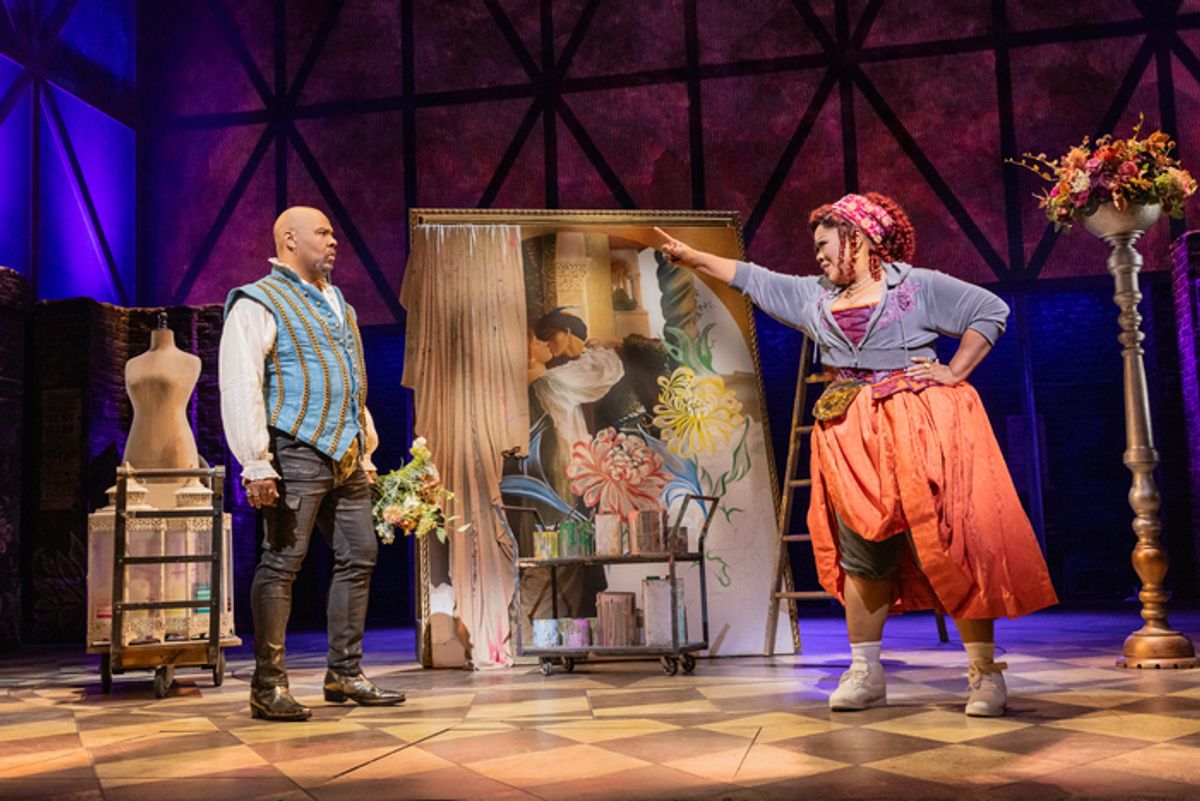 James Monroe Iglehart and Cheryl Porter  at 