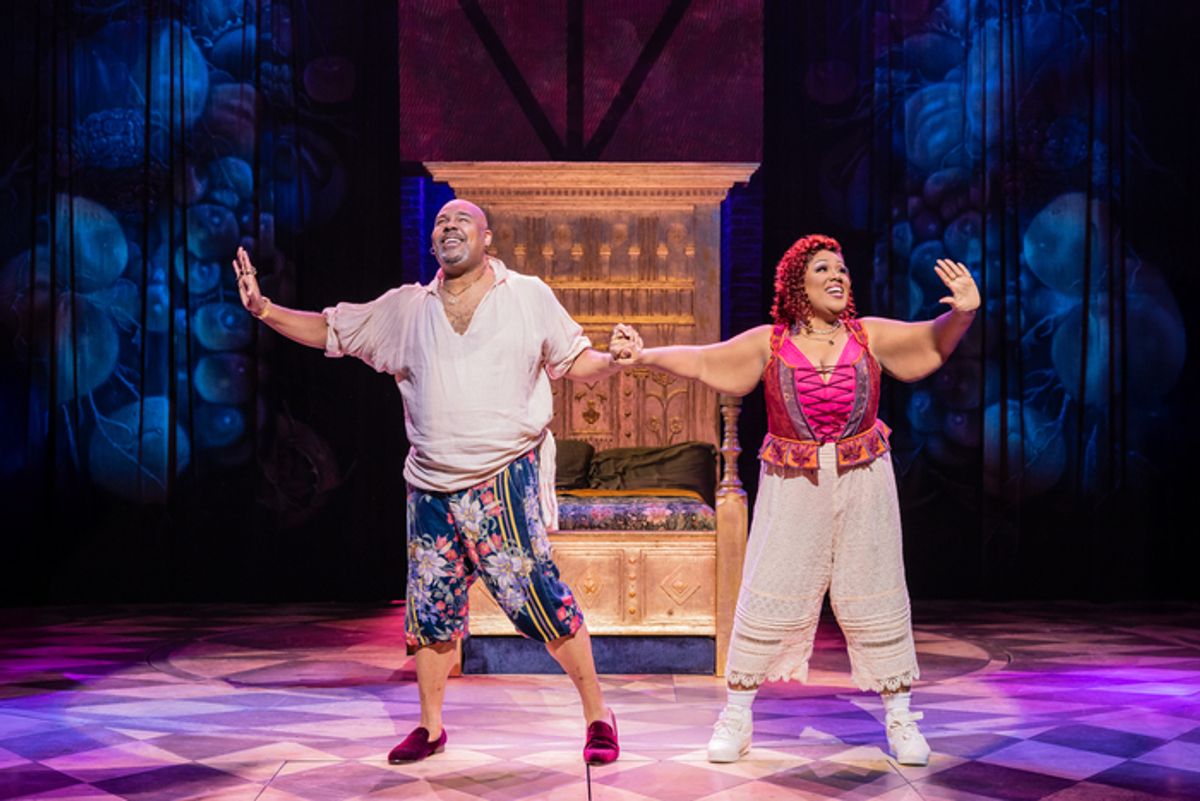 James Monroe Iglehart and Cheryl Porter  at 