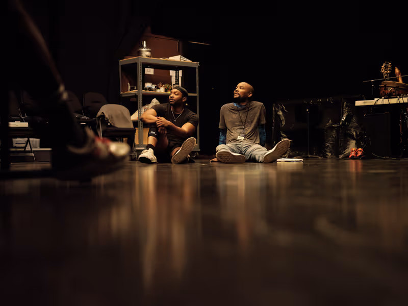Photos: Inside Rehearsals for THE BROTHERS SIZE — photo 1 of 9
