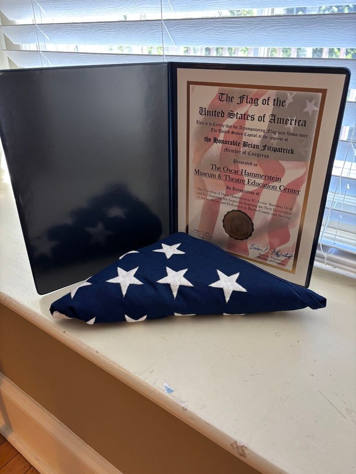 Photos: Oscar Hammerstein II’s Iconic Writing Desk Unveiled At The Oscar Hammerstein Museum Photos: Oscar Hammerstein II’s Iconic Writing Desk Unveiled At The Oscar Hammerstein Museum Image