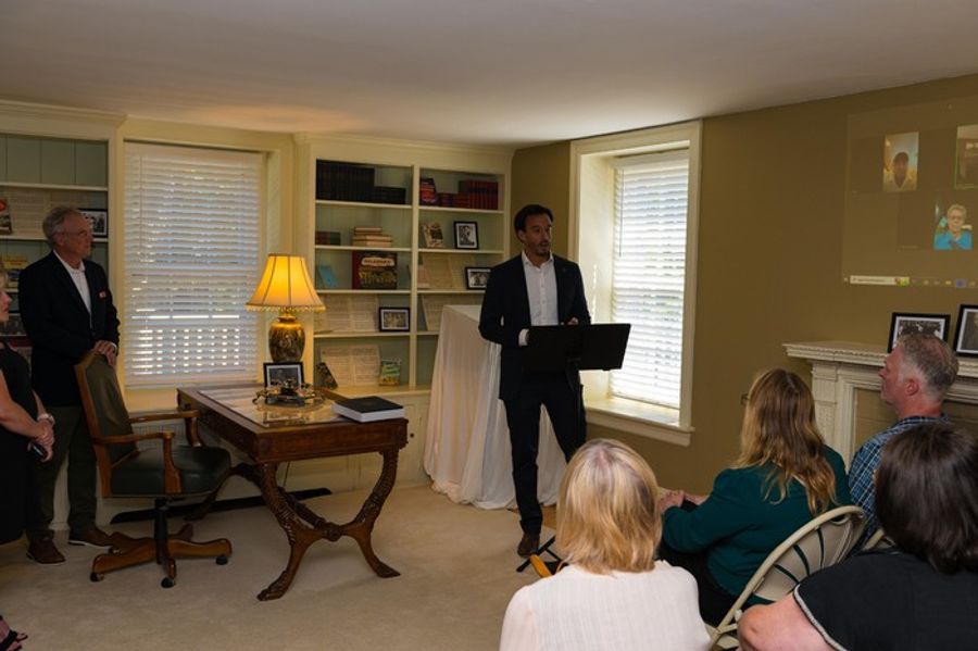 Photos: Oscar Hammerstein II’s Iconic Writing Desk Unveiled At The Oscar Hammerstein Museum Image