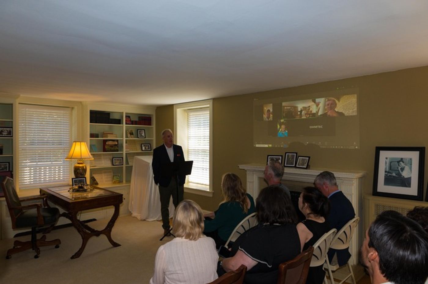 Photos: Oscar Hammerstein II’s Iconic Writing Desk Unveiled At The Oscar Hammerstein Museum  Image