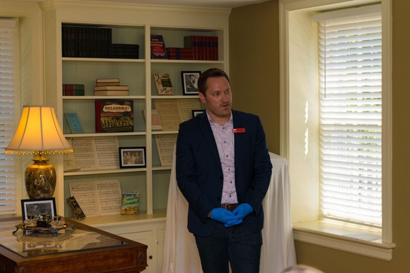 Photos: Oscar Hammerstein II’s Iconic Writing Desk Unveiled At The Oscar Hammerstein Museum  Image