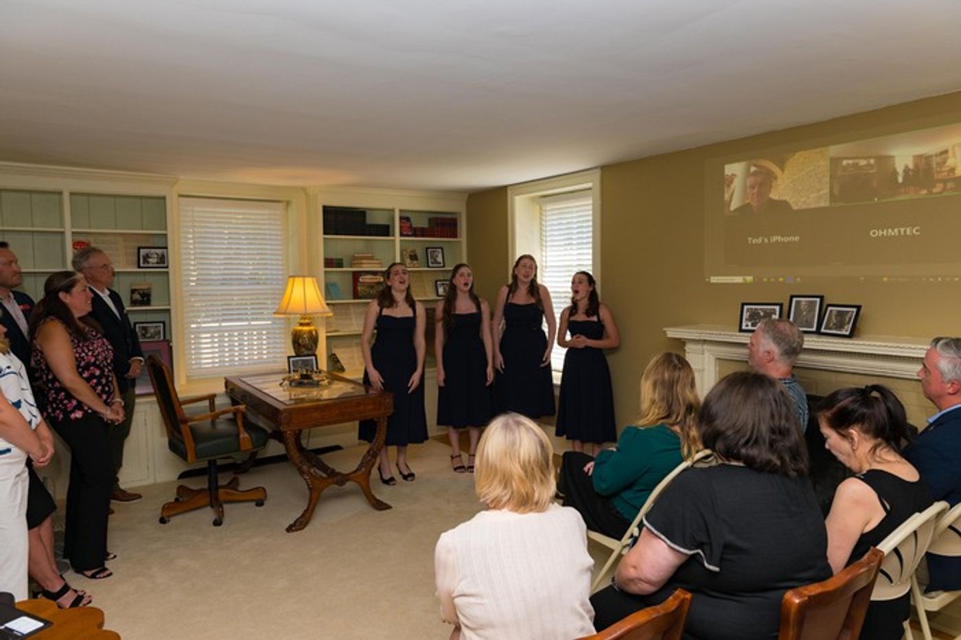 Photos: Oscar Hammerstein II’s Iconic Writing Desk Unveiled At The Oscar Hammerstein Museum  Image