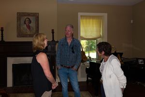 Will Hammerstein, Christine Junker and Doylestown Mayor Noni West Photo