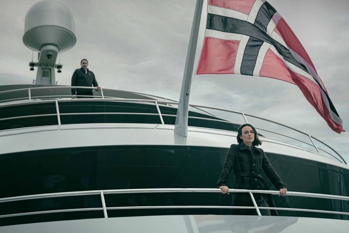 Keira Knightley and John Macmillan  at 