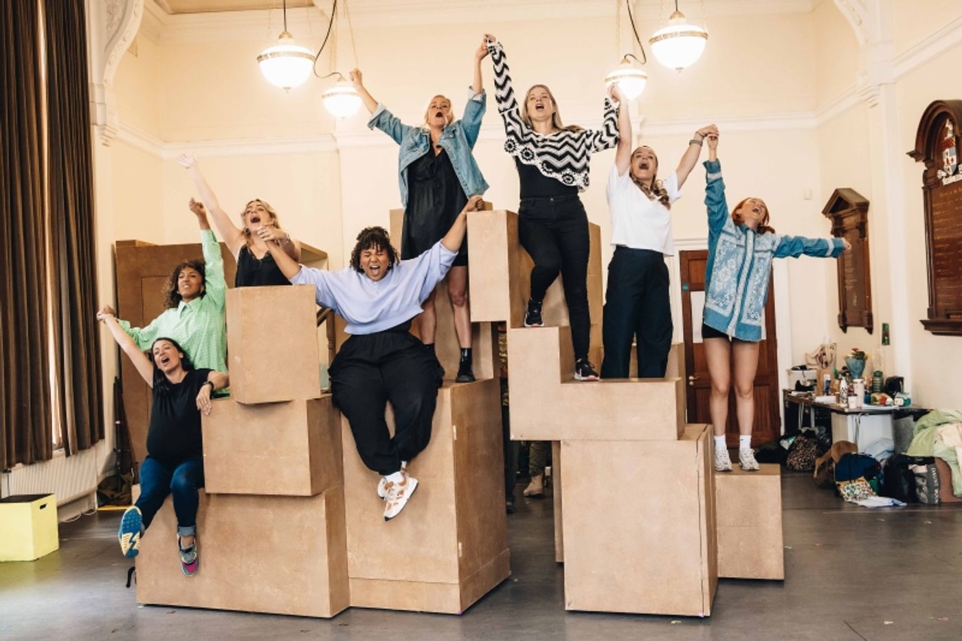 Photos: The Cast of MILITARY WIVES - THE MUSICAL in Rehearsal  Image