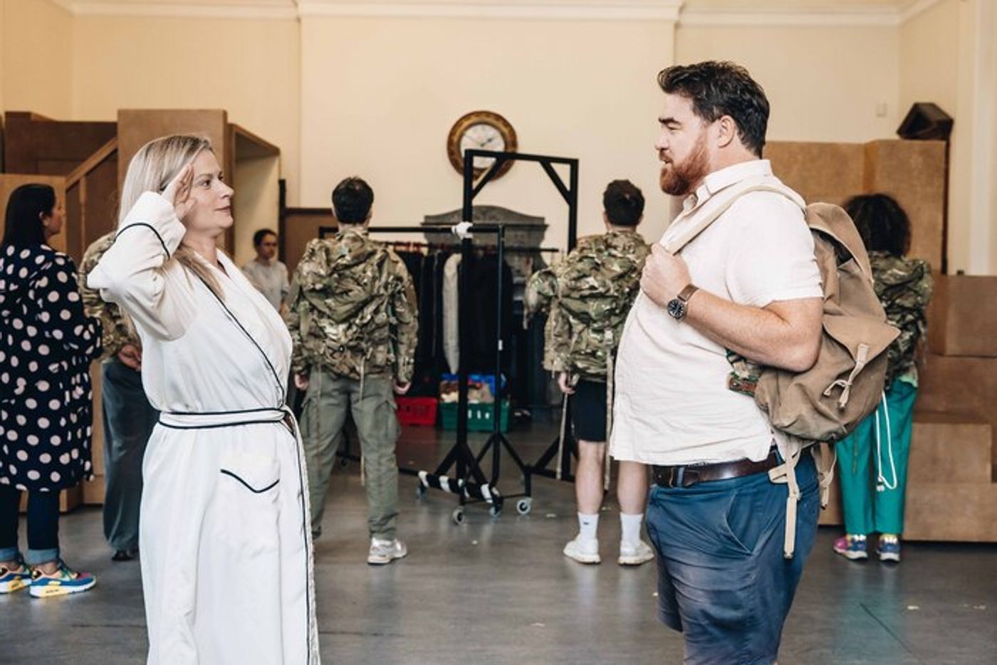 Photos: The Cast of MILITARY WIVES - THE MUSICAL in Rehearsal  Image