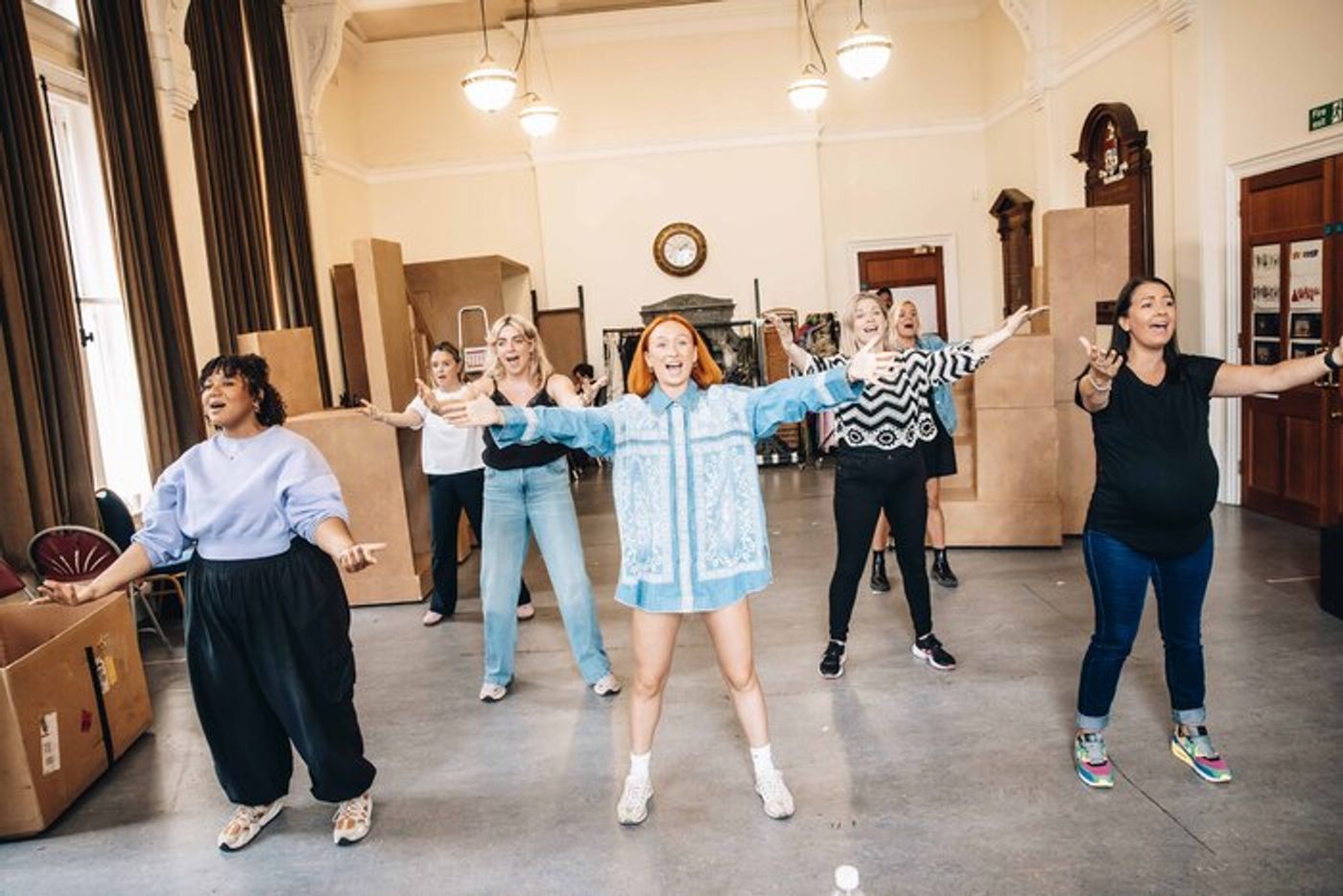 Photos: The Cast of MILITARY WIVES - THE MUSICAL in Rehearsal  Image