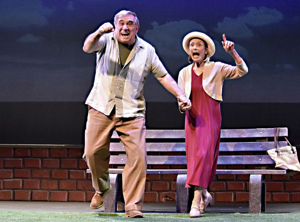 Dan Lauria and Patty McCormack  Photo by Kathy Portie Photo