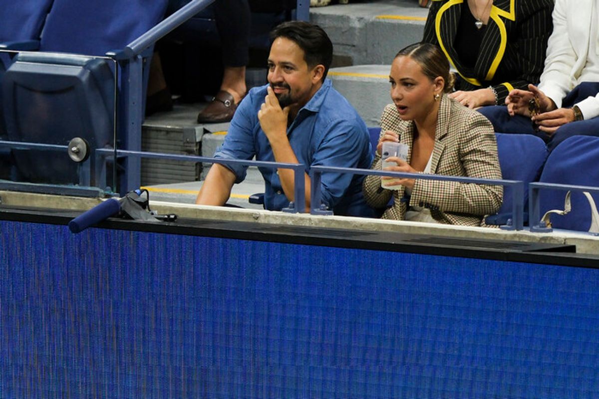 Lin-Manuel Miranda and Jasmine Cephas at 