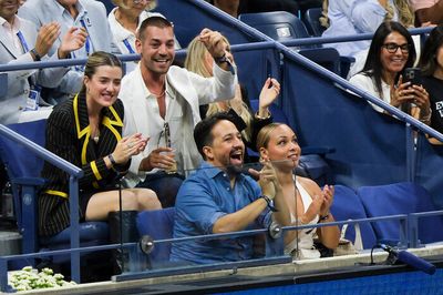 Lin-Manuel Miranda, Jasmine Cephas Jones, and Matt Rogers Photo
