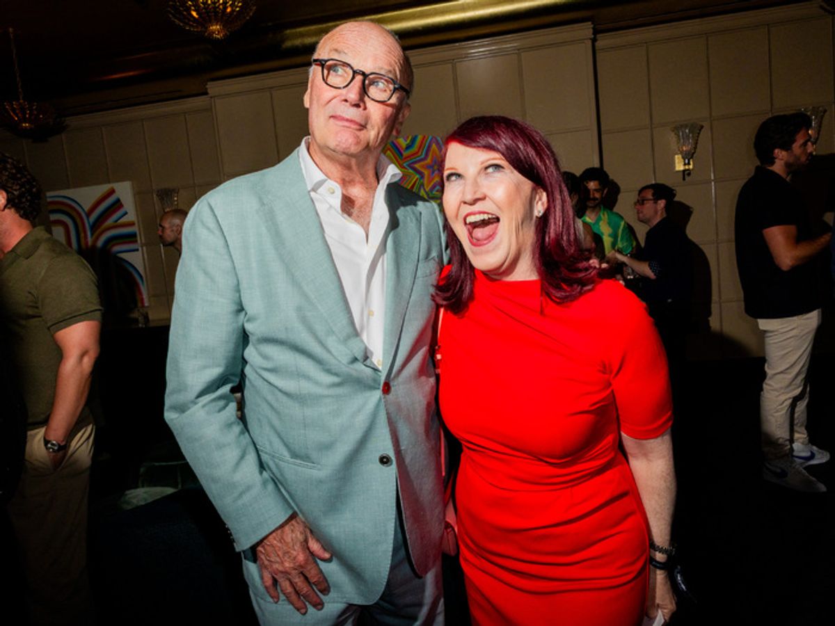 Creed Bratton and Kate Flannery at 