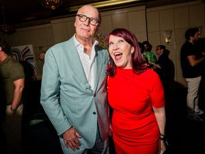 Creed Bratton and Kate Flannery @ BroadwayWorld Creed Bratton and Kate Flannery Photo