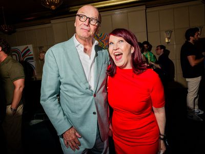 Creed Bratton and Kate Flannery Photo