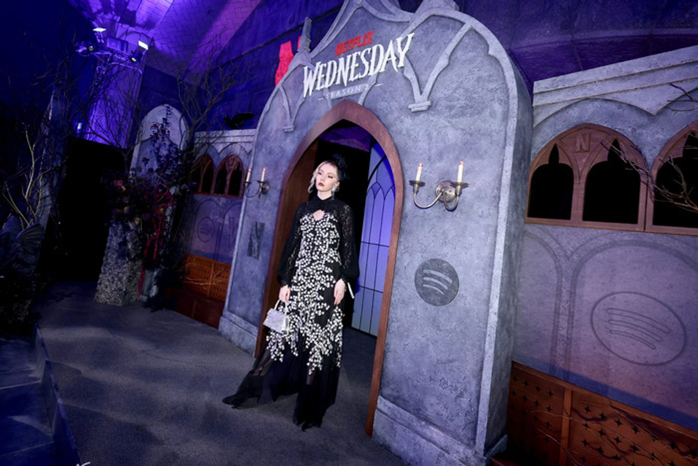 Photos: Lady Gaga Confirms 'The Dead Dance' Single for WEDNESDAY Season 2 at NYC Press Gala  Image