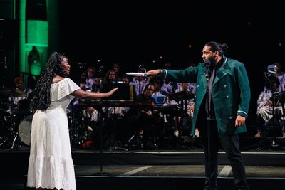 Amina Faye and Eric Herrera  Photo