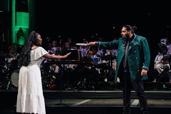 Amina Faye and Eric Herrera  Photo