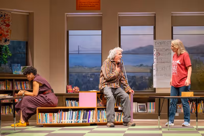 Leontyne Mbele-Mbong, Howard Swain, and Lisa Anne Porter  Photo