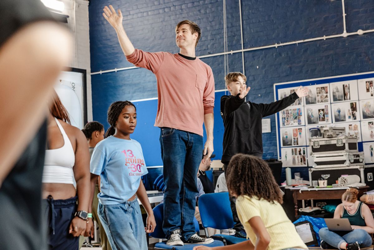 David Hunter (Center) and the company at 