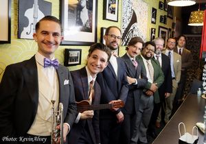 Mike Davis, Bryce Edwards, Ricky Alexander, Josh Holcomb, Felix Lemerle, Dalton Ridenhour, Jay Rattman, Colin Hancock @ BroadwayWorld Mike Davis, Bryce Edwards, Ricky Alexander, Josh Holcomb, Felix Lemerle, Dalton Riden Photo