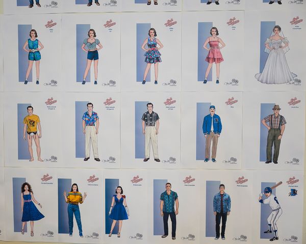 Costume sketches from designer Alejo Vietti
 Photo