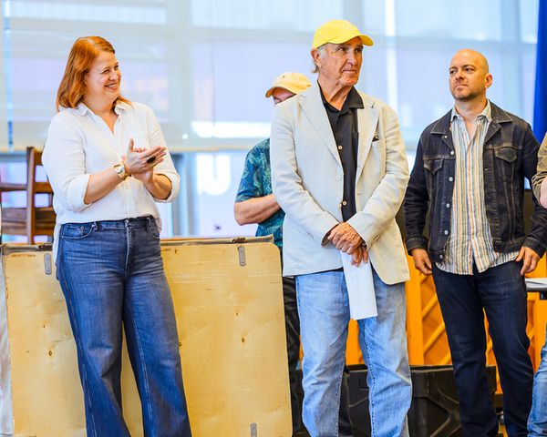 Erica Hemminger (associate scenic design), Ron Shelton (book), Michael Aarons (orches Photo