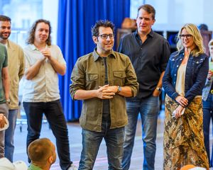  Cory Pattak (lighting design), James Moye (Skip), Lauren Kennedy Brady (Producer) Photo