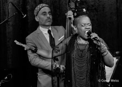 Catherine Russell and Tal Ronen. Photo credit: Conor Weiss Photo