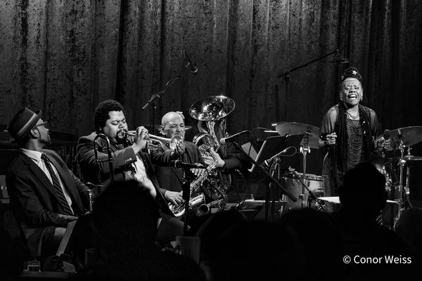 Catherine Russell with Colin Hancock & The Jazz Hounds. Photo credit: Conor Weiss Photo