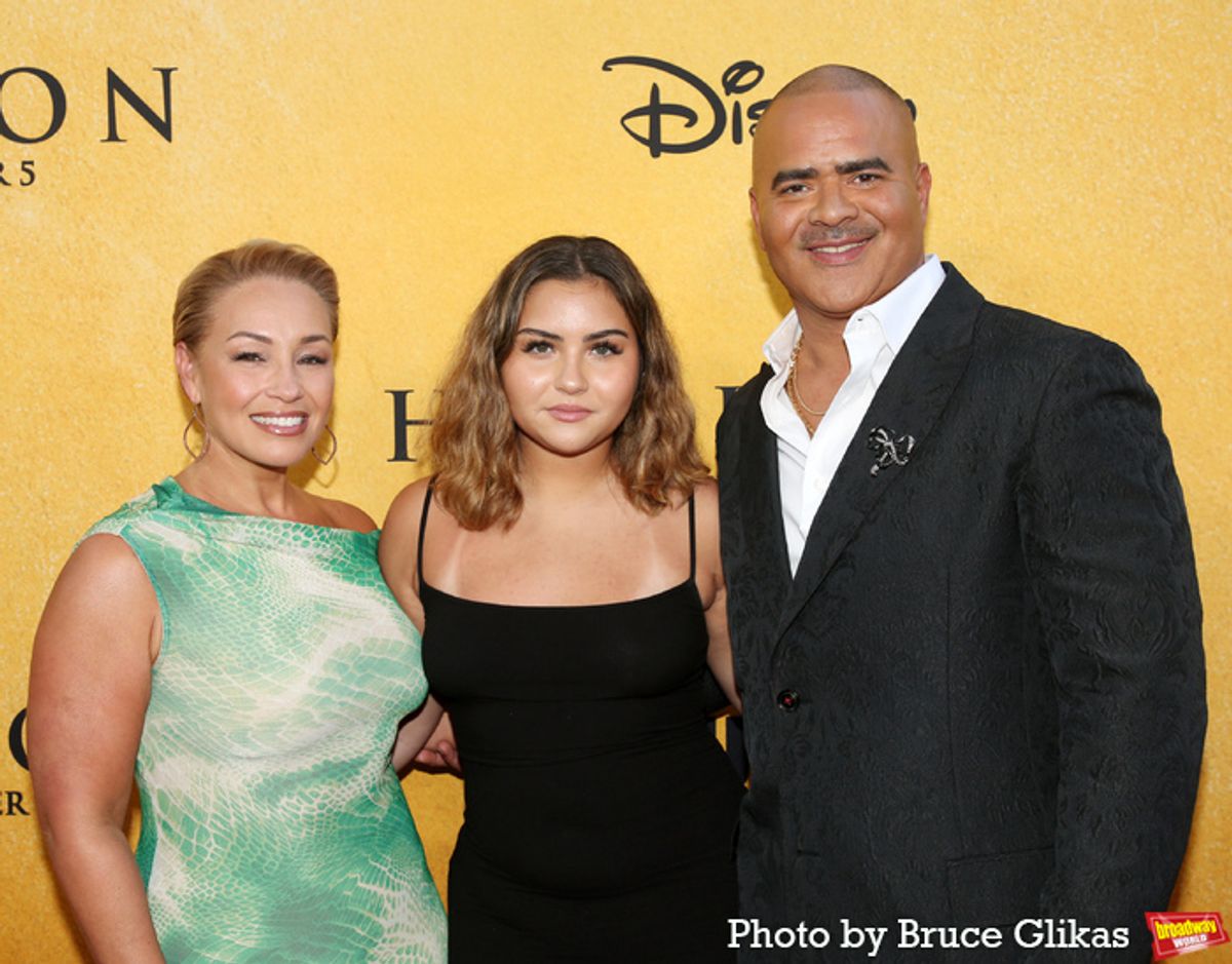 Veronica Jackson, Jadelyn Jackson and Christopher Jackson at 