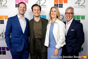 Henry Tisch, Jonathan Groff, Fiona Howe Rudin, Russell Granet Photo