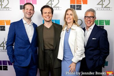 Henry Tisch, Jonathan Groff, Fiona Howe Rudin, Russell Granet Photo