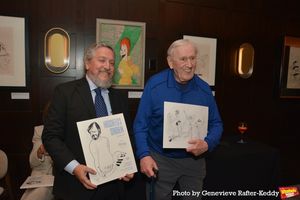 David Leopold and Len Cariou has the most Hirschfeld Drawings in the book @ BroadwayWorld David Leopold and Len Cariou has the most Hirschfeld Drawings in the book Photo