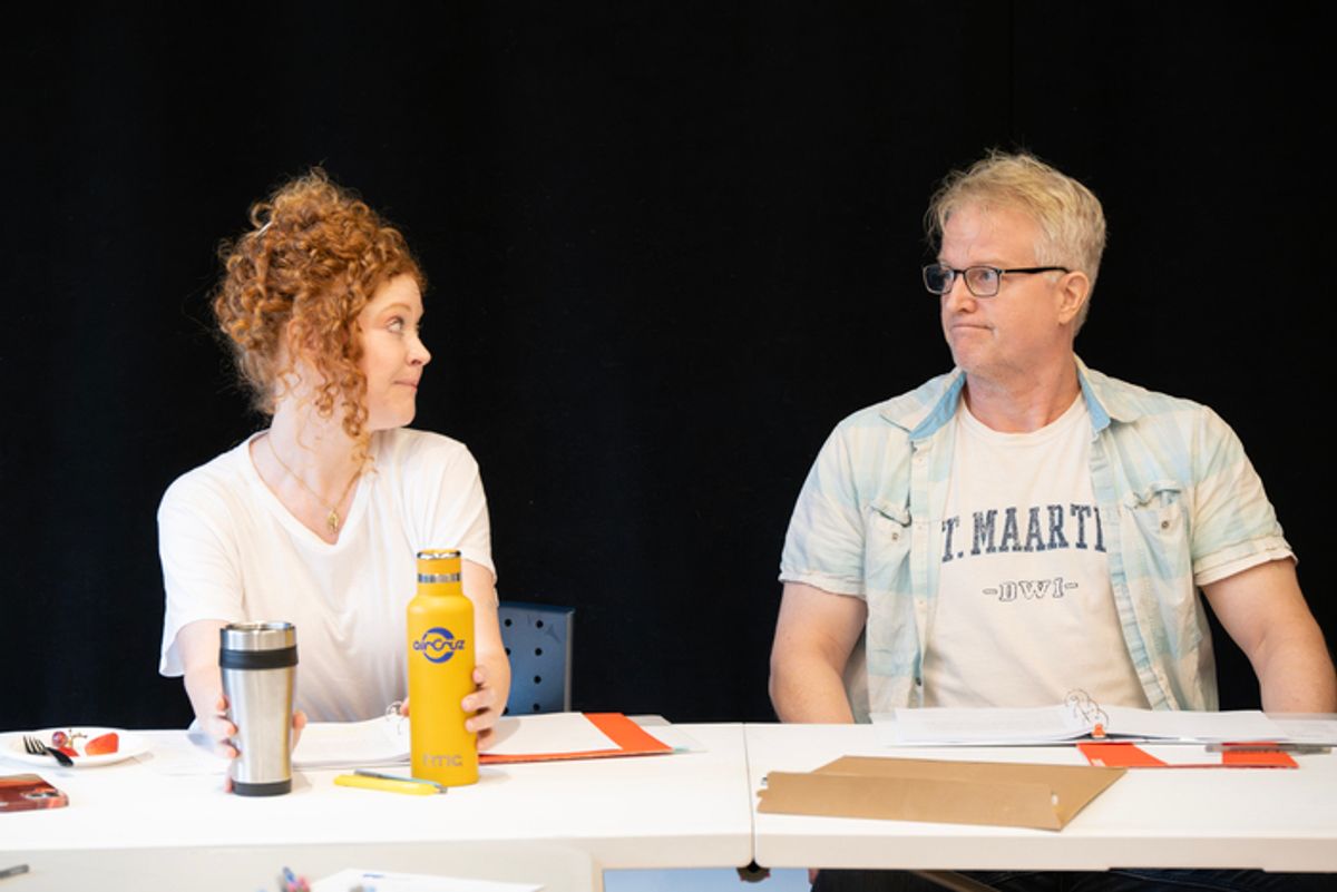 Mary Wiseman and CJ Wilson  at 