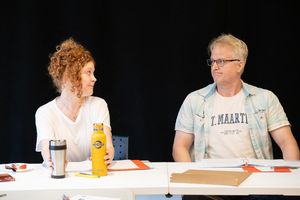 Mary Wiseman and CJ Wilson @ BroadwayWorld Mary Wiseman and CJ Wilson Photo