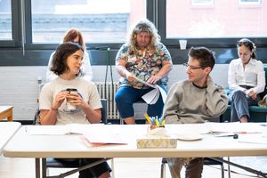 Dylan Gelula and Noah Robbins @ BroadwayWorld Dylan Gelula and Noah Robbins Photo