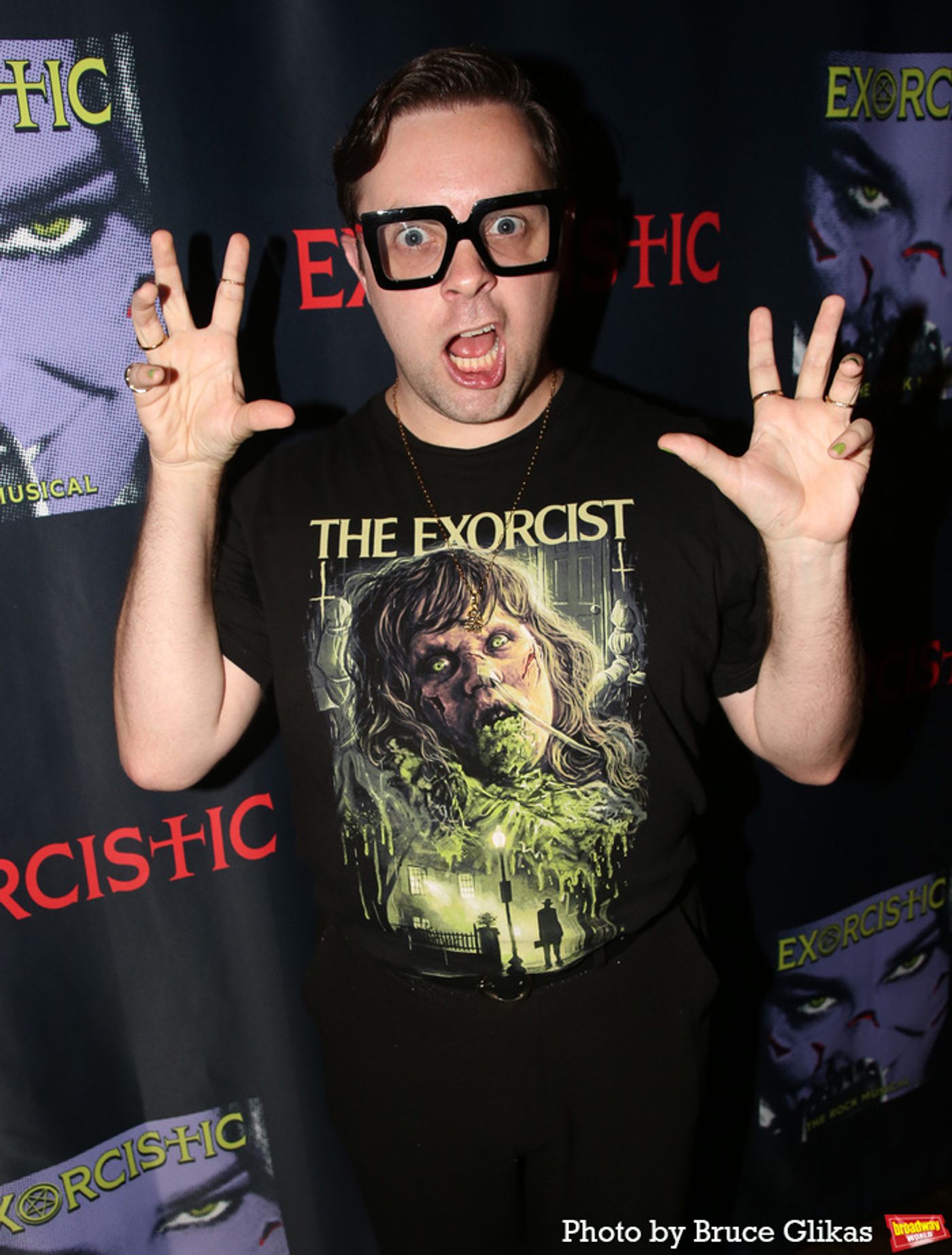 Exclusive: Darren Criss Guest Stars in EXORCISTIC: THE ROCK MUSICAL on Opening Night  Image