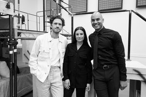 Aaron Tveit, Lea Michele and Nicholas Christopher Photo