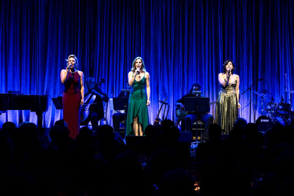 Robyn Hurder, Mara Davi, Krysta Rodriguez at 