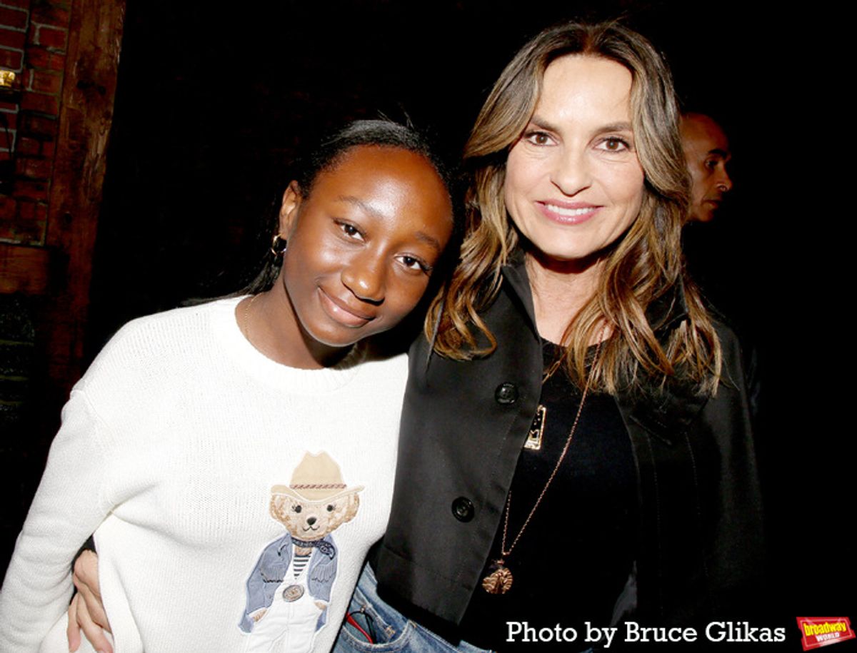 Amaya Josephine Hermann and Mariska Hargitay at 