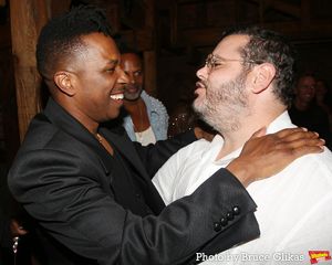  Leslie Odom Jr and Josh Gad Photo