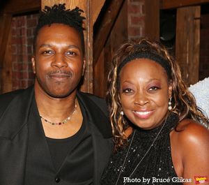 Leslie Odom Jr and Star Jones @ BroadwayWorld Leslie Odom Jr and Star Jones Photo
