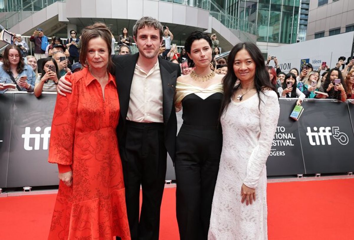 Emily Watson, Paul Mescal, Jessie Buckley and director/writer/executive producer Chloé Zhao  at 