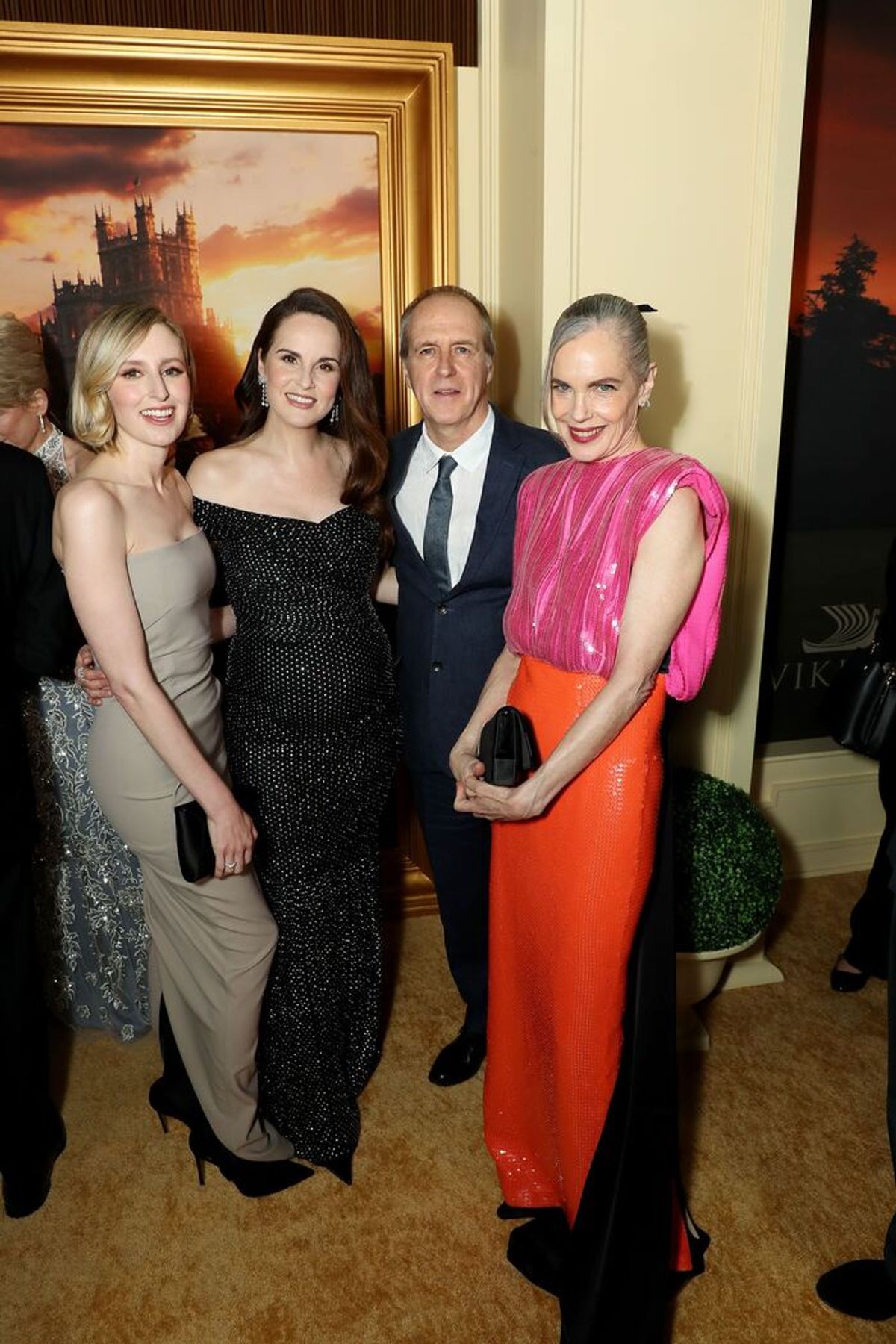 Laura Carmichael, Michelle Dockery, Kevin Doyle and Elizabeth McGovern at 