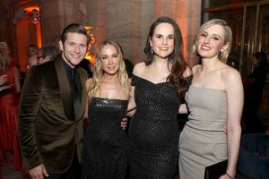 Allen Leech, Joanne Froggatt, Michelle Dockery and Laura Carmichael Photo