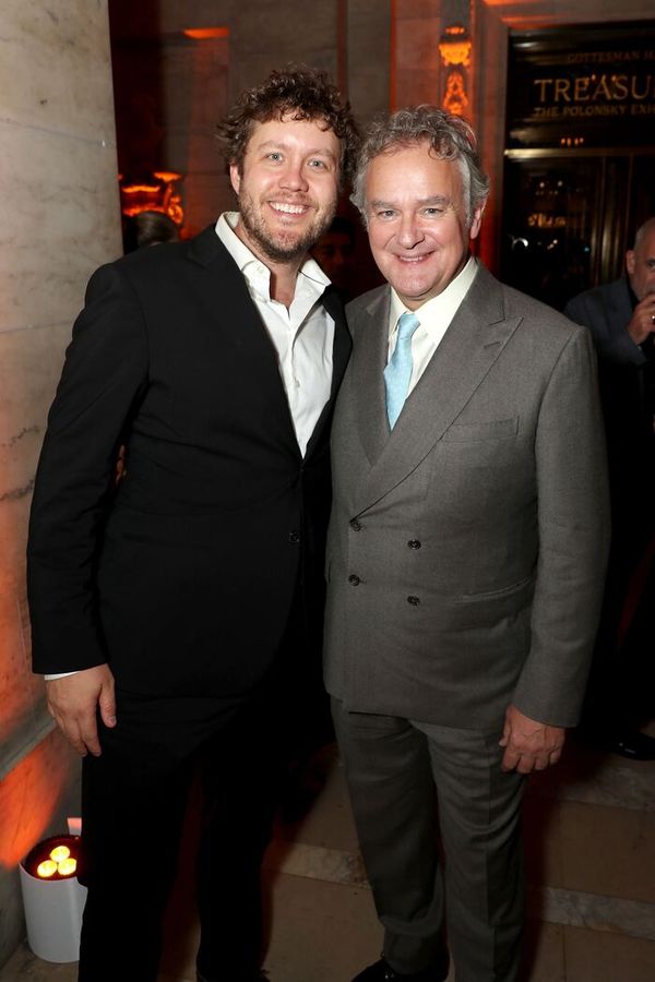 Jack Robbins and Hugh Bonneville Photo