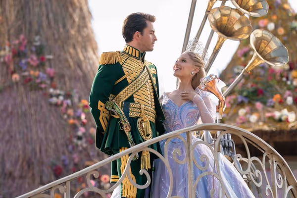 Jonathan Bailey and Ariana Grande Photo