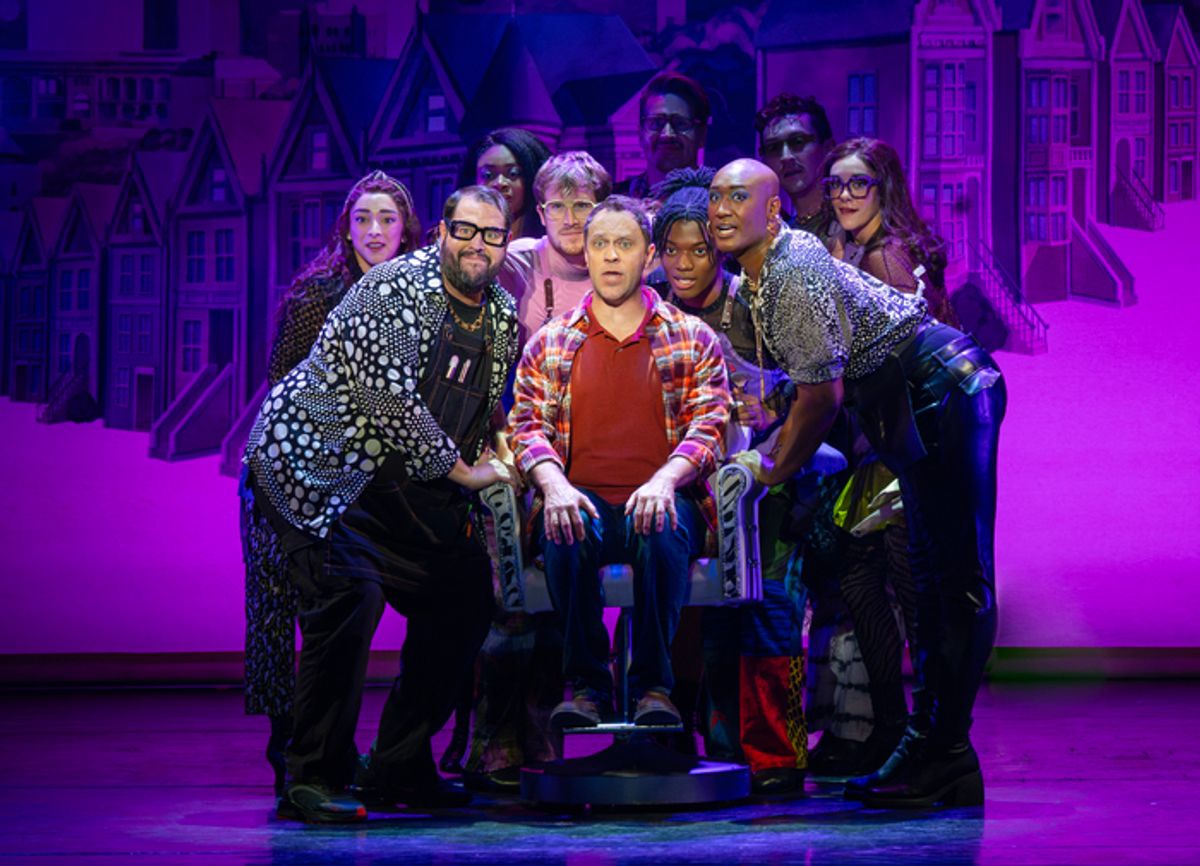 Brian Kalinowski (Frank Hillard), Craig Allen Smith (Daniel Hillard), DeVon Wycovia Buchanan (Andre Mayem), and cast at 